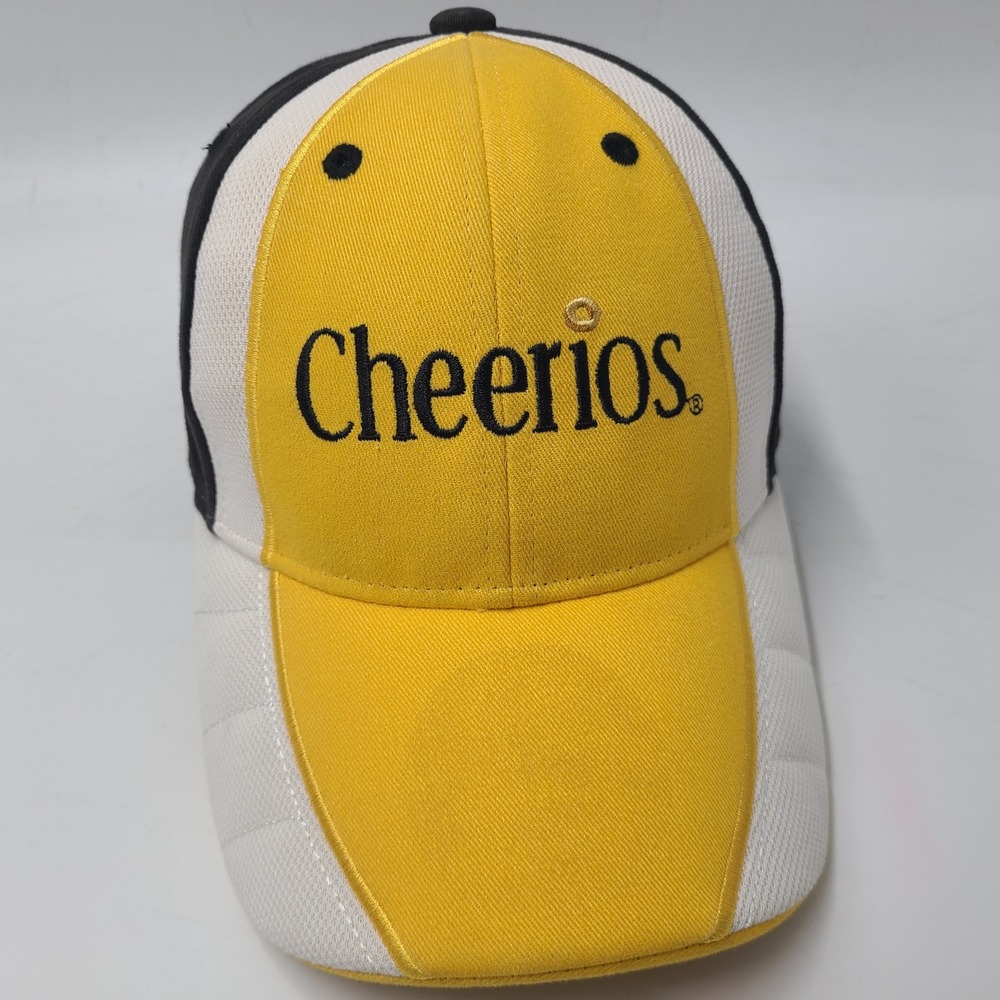 Clint Bowyer Hat Adjustable Chase Yellow Black NASCAR #33 Cheerios Racing Men